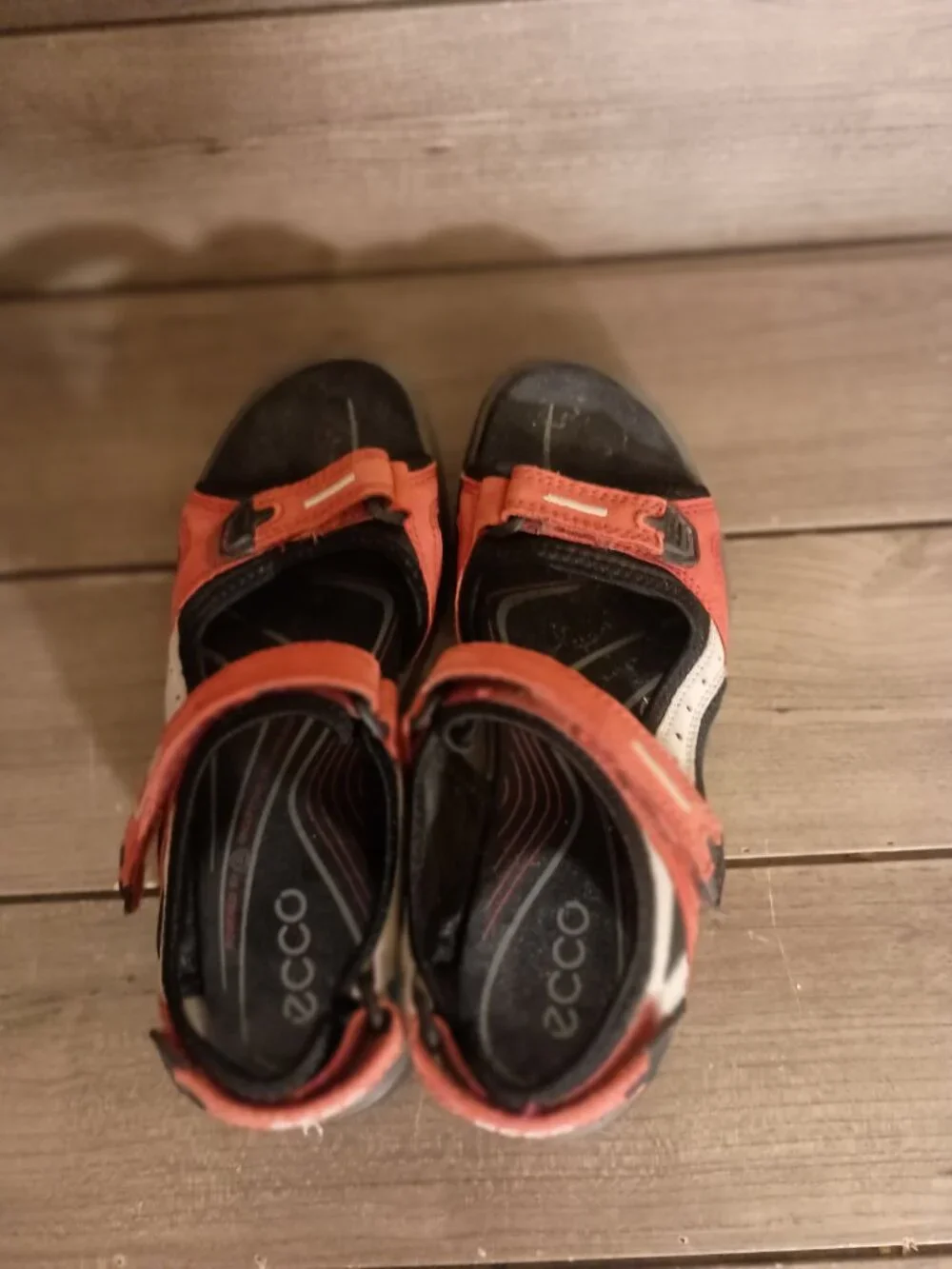 Ecco Yucatan Off Road Women Hiking Shoes Size 8 Receptor Technology Red Grey
